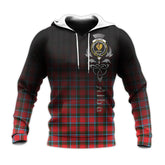 Sinclair Modern Tartan Hoodie - Alba Celtic Style